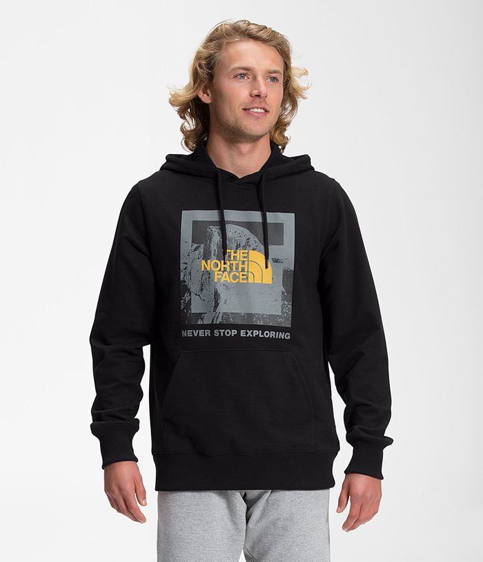 The North Face Hoodie Heren Recycled Climb Graphic FPRW72640 - Zwart